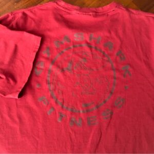 Gymshark Red Legacy Short Sleeve Cotton Stretch T-Shirt